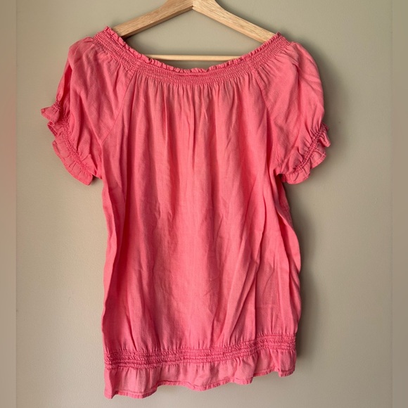 St. John's Bay 100% Cotton Paisley Top - Picture 7 of 7